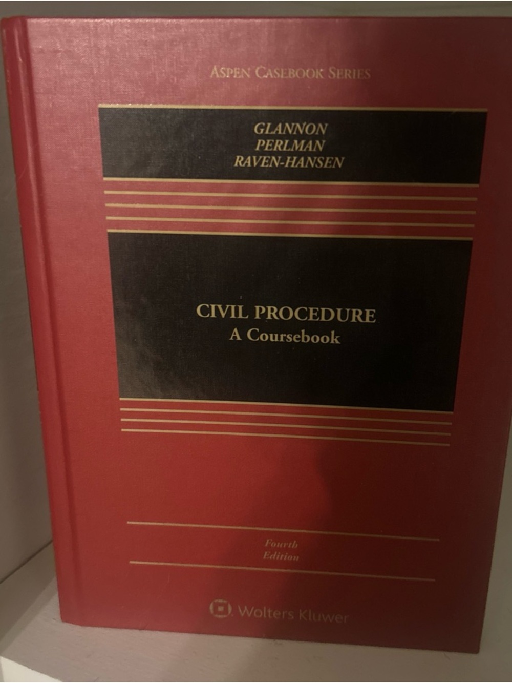 Civil Procedure: A Coursebook, 4th ed., 2025
